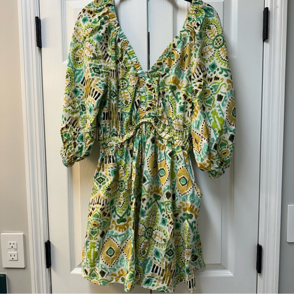 Patterned romper